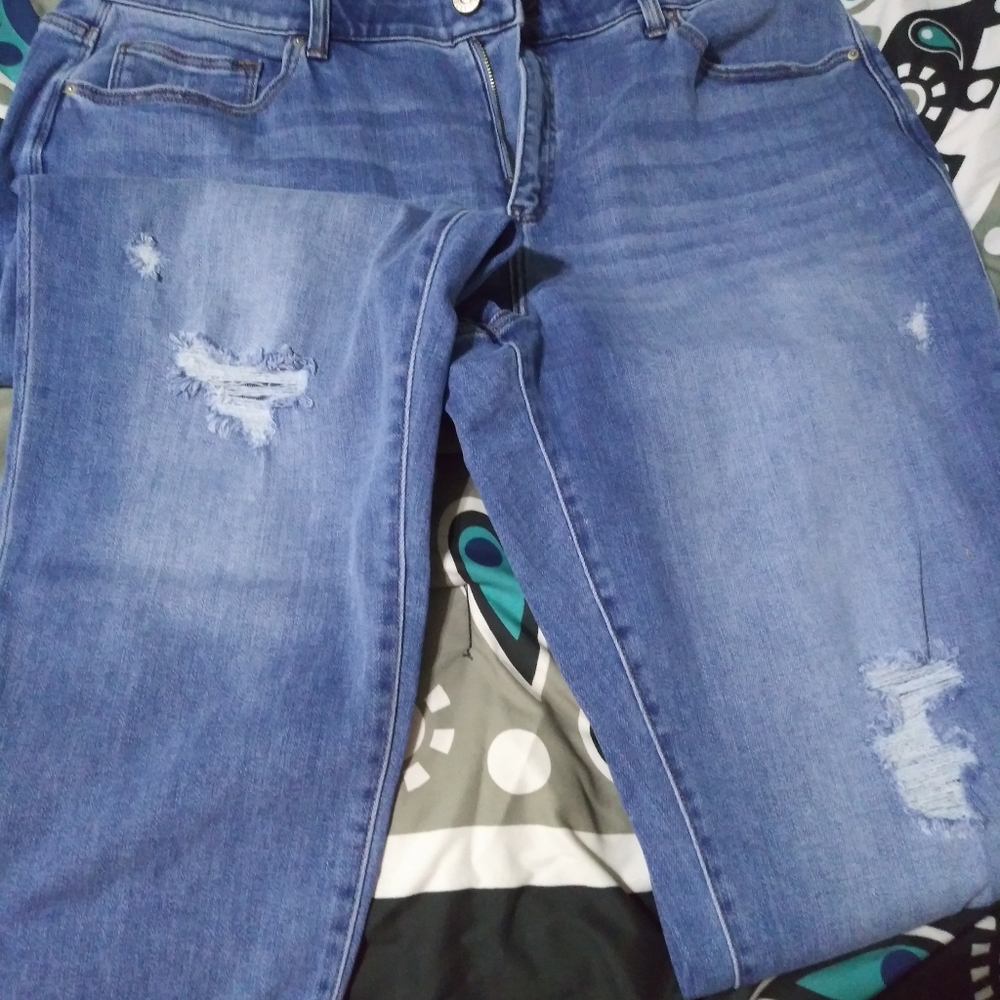 Brand new boyfriend jeans the malibu distressed